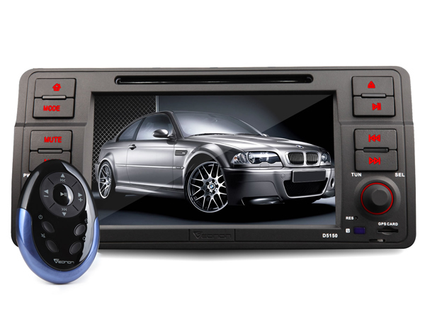 7 Inch Digital Touch Screen Car DVD Player With Built-in GPS For BMW E46 + Map Optional