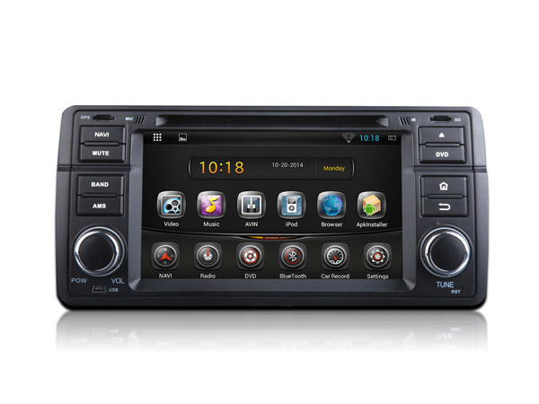 Android 7 Inch Capacitive Touch Screen Car DVD GPS For BMW E46 (Upgraded to Android Unit GA5150F)